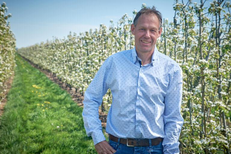 Fruitteler en NFO- kringvoorzitter Midden-Nederland Marc André de la Porte